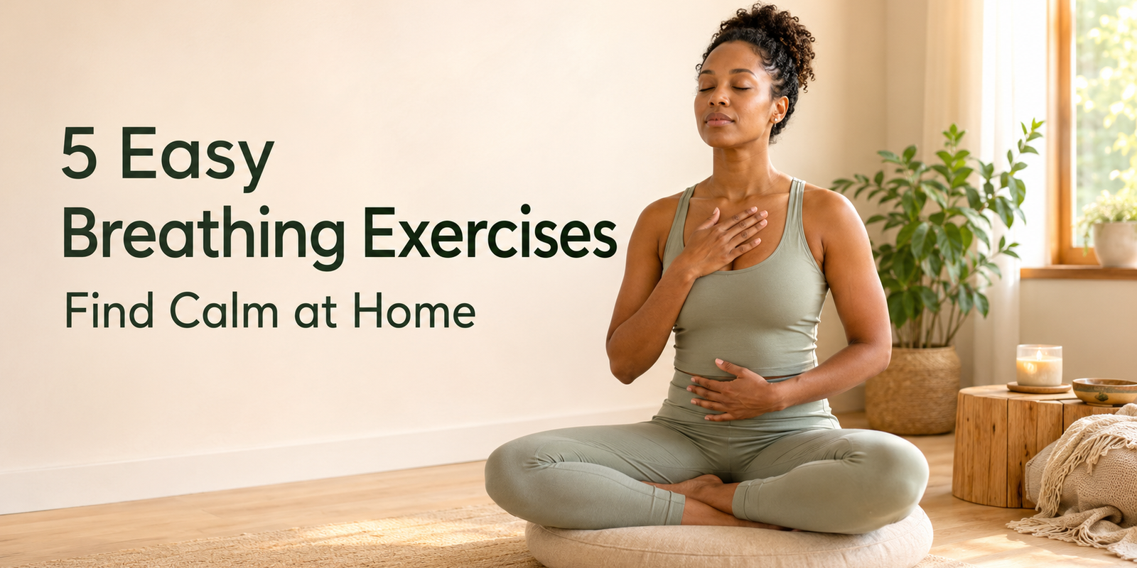 5 Easy Breathing Exercises for Stress Relief at Home