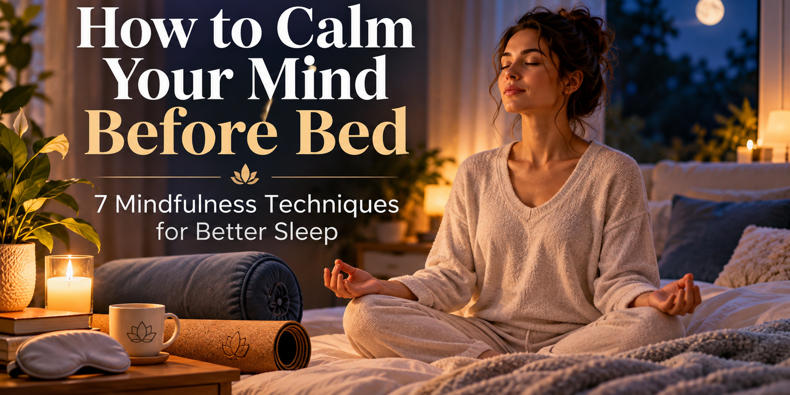 How to Calm Your Mind Before Bed: 7 Mindfulness Techniques for Better Sleep