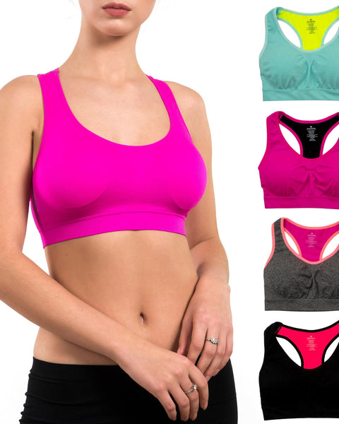 Everyday Ease Wireless Sports Bras | Set of 4
