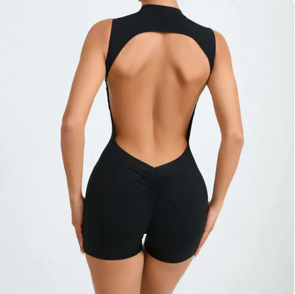 Women's Backless Yoga Jumpsuit