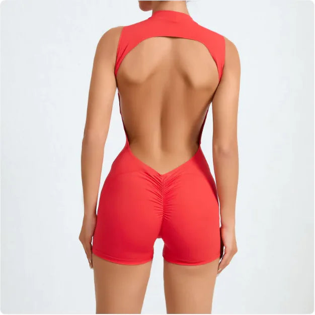 Women's Backless Yoga Jumpsuit