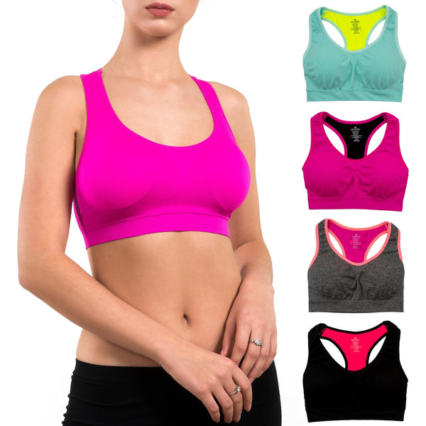 Everyday Ease Wireless Sports Bras | Set of 4