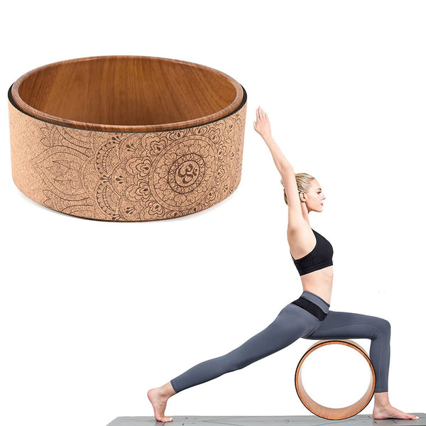 Cork Yoga Wheel for Backbends & Stretching