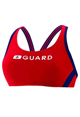 Speedo Guard Swim Bra Top – Red