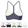 Light-Support Y-Back Yoga Bra – Gray