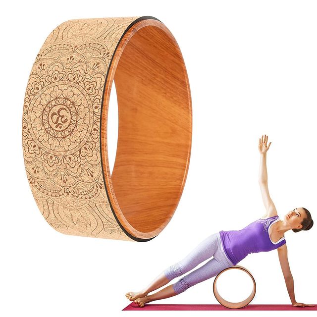 Cork Yoga Wheel for Backbends & Stretching