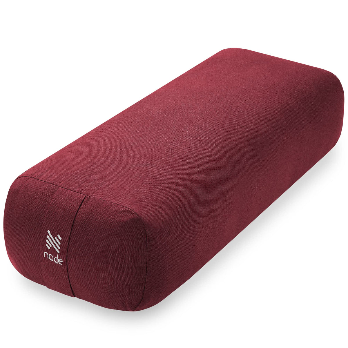 Rectangular Yoga & Meditation Bolster – Burgundy