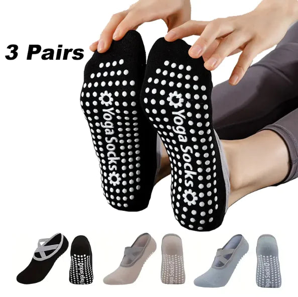 Premium Grip Socks for Yoga & Pilates