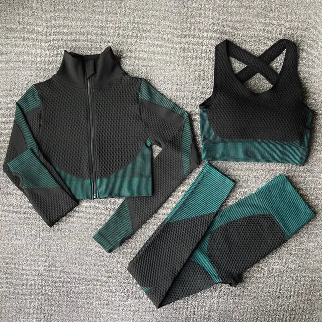 Women’s Yoga 3 Piece Activewear Set