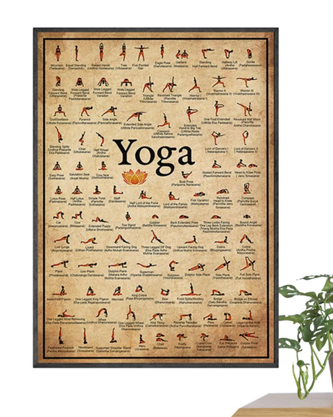 Yoga Poses Poster