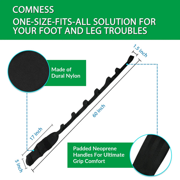 Yoga Stretch Strap for Flexibility & Mobility