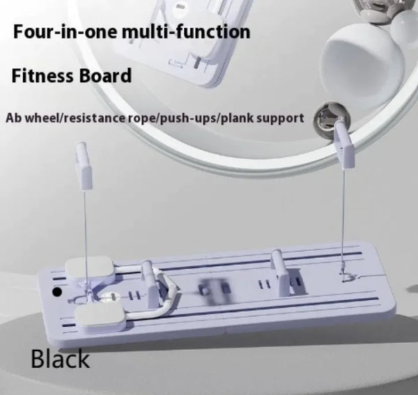 2-in-1 Ab Wheel & Fitness Board Trainer