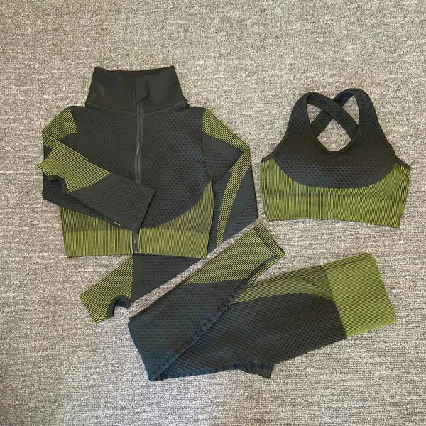 Women’s Yoga 3 Piece Activewear Set