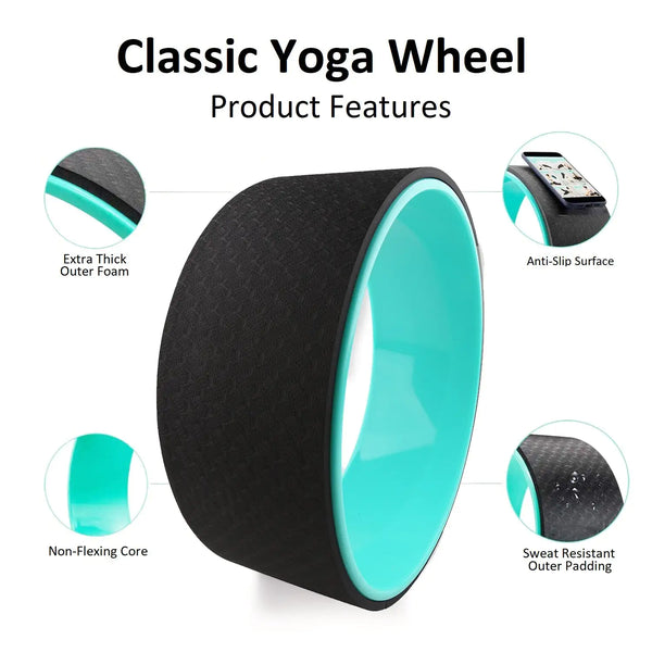Yoga Wheel for Backbends & Flexibility