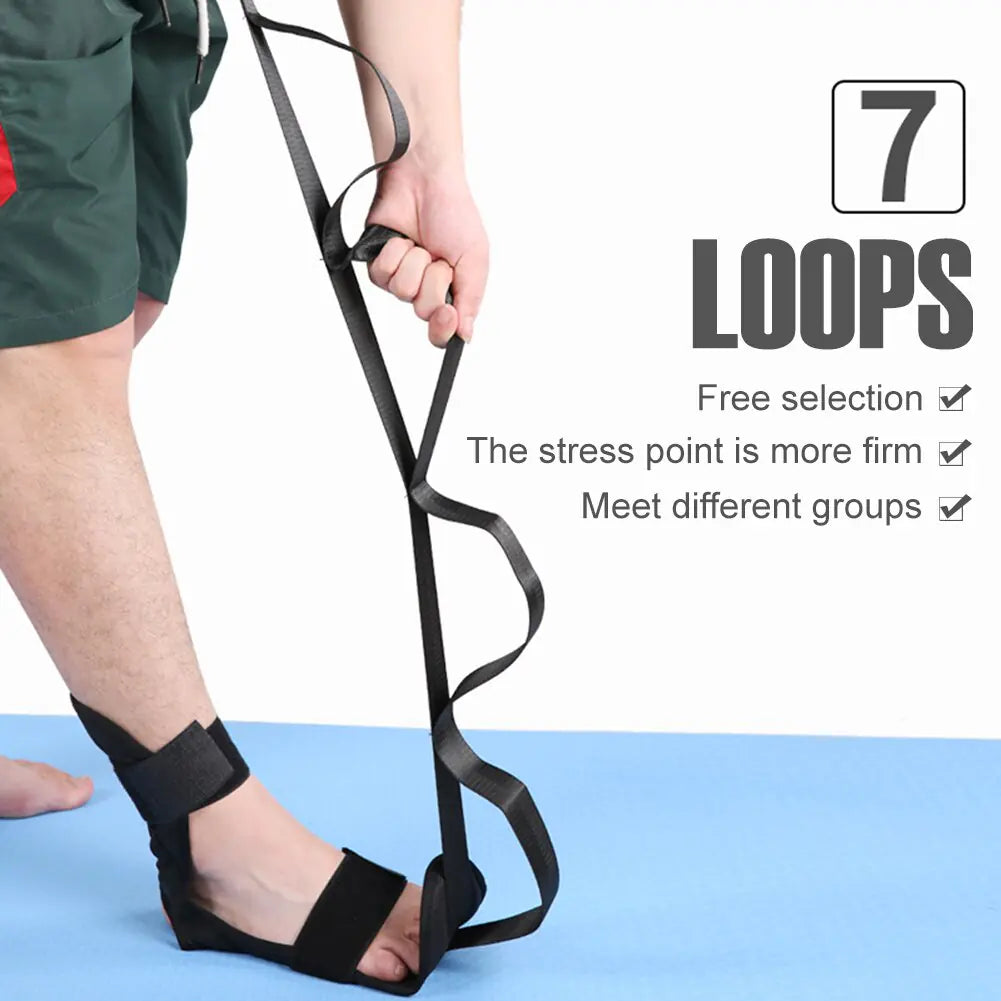 Adjustable Yoga Strap for Deep Stretching