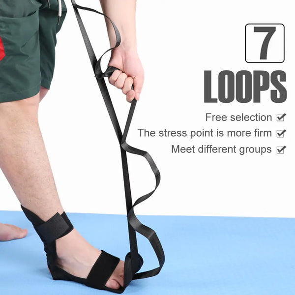 Adjustable Yoga Strap for Deep Stretching