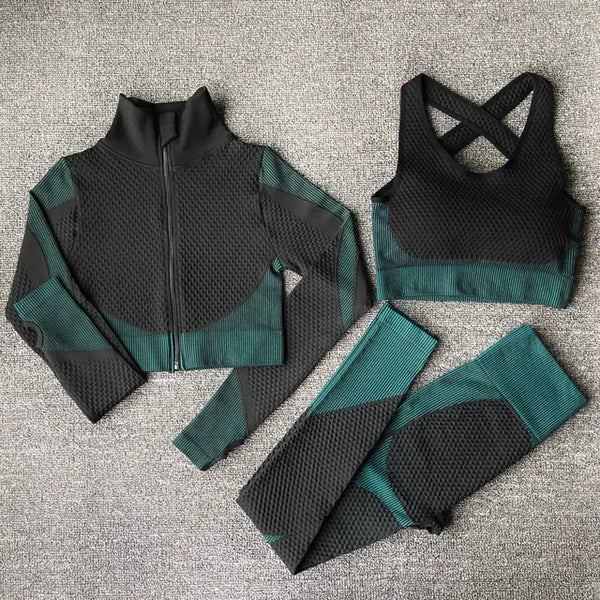 Women’s Yoga 3 Piece Activewear Set