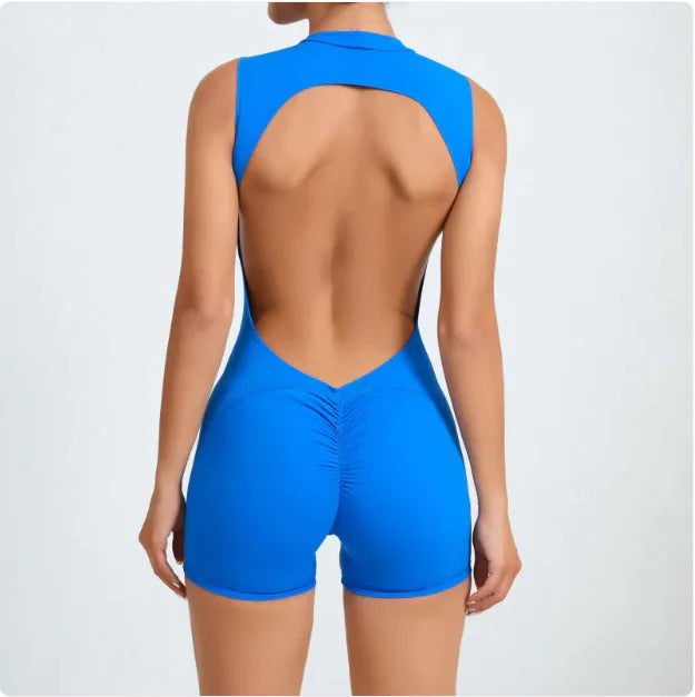 Women's Backless Yoga Jumpsuit