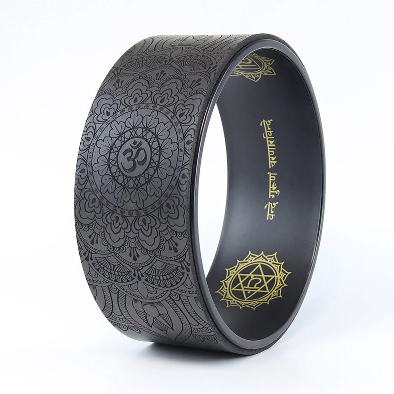 Rubber Yoga Wheel Pu Wheel Thickened And Compressive