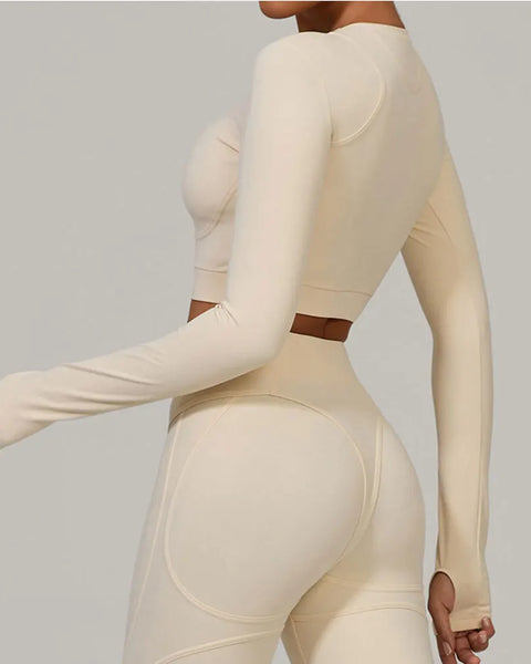 Breathable Yoga Crop Top for Women