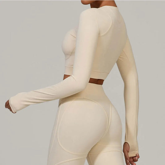 Yoga Shirts Women Crop Top