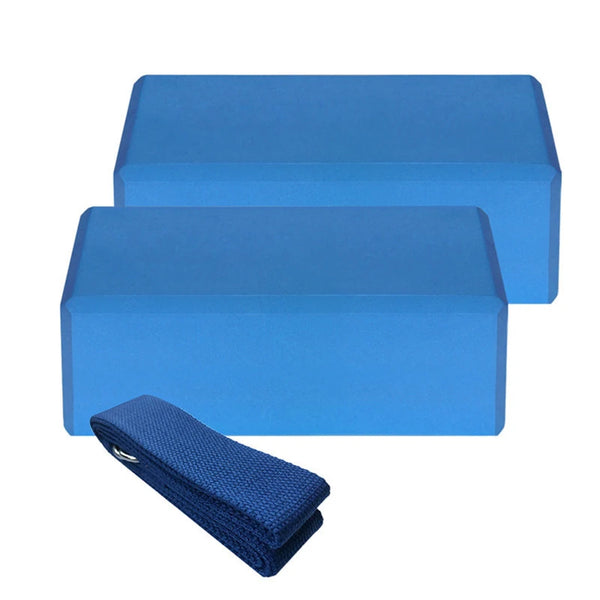Yoga Essentials Block & Stretch Strap Kit