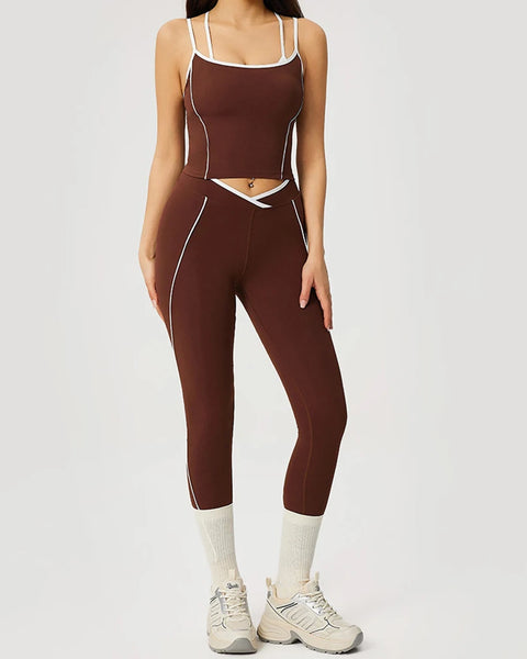 Women's Yoga Activewear Two-Piece Set