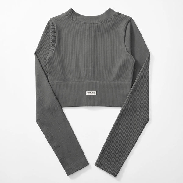 Long Sleeve Yoga Workout Top for Women