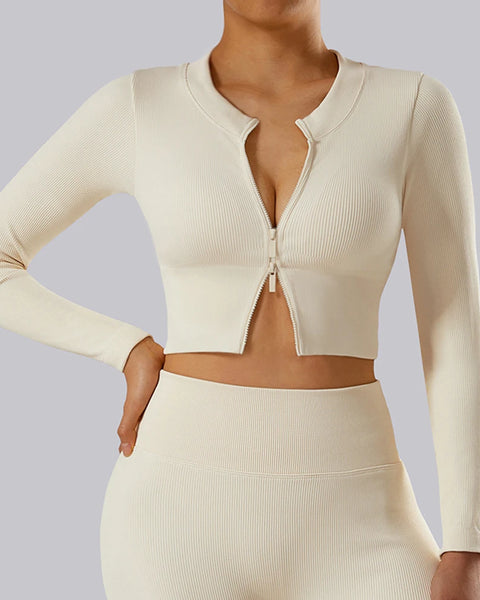 Long Sleeve Yoga Workout Top for Women