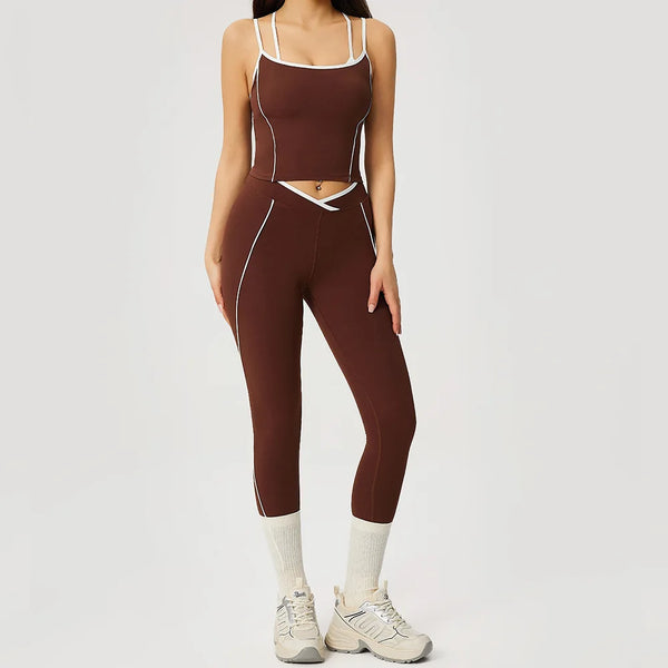 Women's Yoga Activewear Two-Piece Set