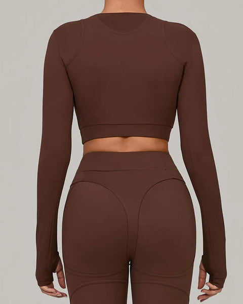Breathable Yoga Crop Top for Women