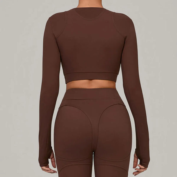 Breathable Yoga Crop Top for Women