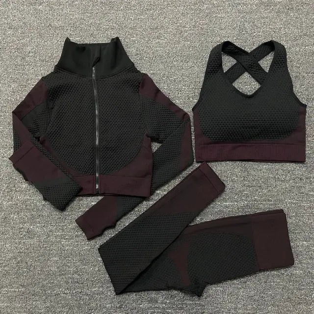 Women’s Yoga 3 Piece Activewear Set