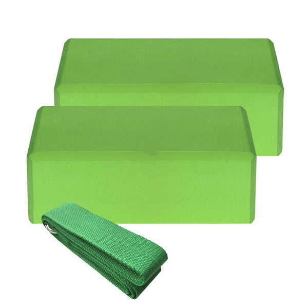 Yoga Essentials Block & Stretch Strap Kit