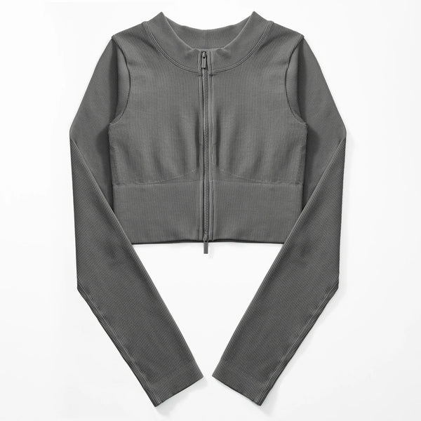 Long Sleeve Yoga Workout Top for Women