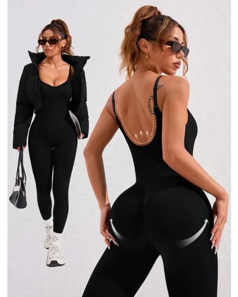 Women's Fitness Jumpsuit for Yoga & Training