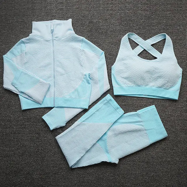 Women’s Yoga 3 Piece Activewear Set