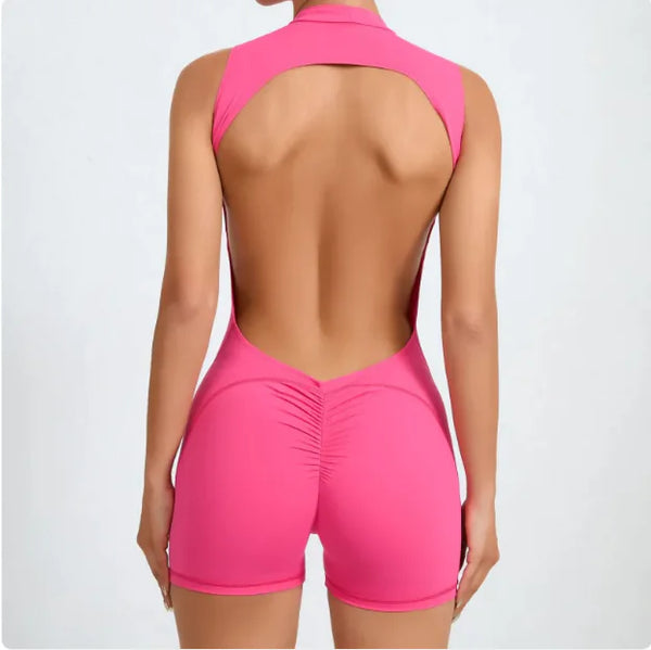 Women's Backless Yoga Jumpsuit