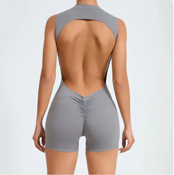 Women's Backless Yoga Jumpsuit