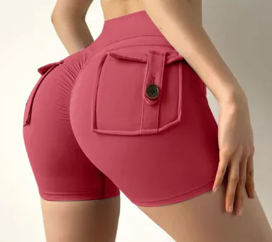 Women's Yoga Shorts with Pockets