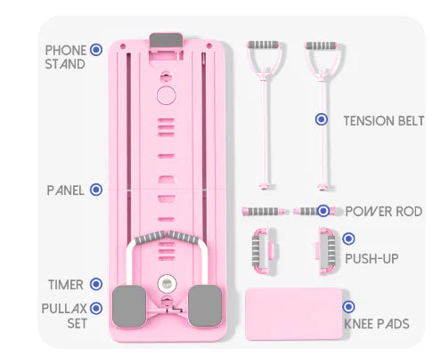 2-in-1 Ab Wheel & Fitness Board Trainer