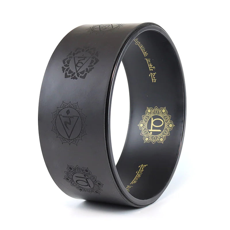 Rubber Yoga Wheel Pu Wheel Thickened And Compressive