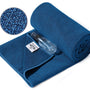 Silicone-Grip Hot Yoga Towel – Blue