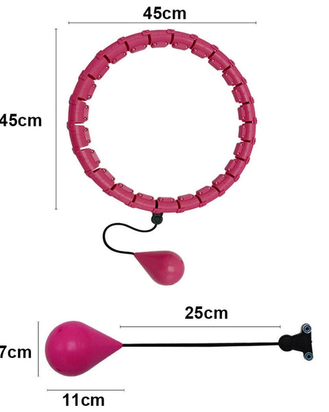 Adult Adjustable Exercise Hula Hoop