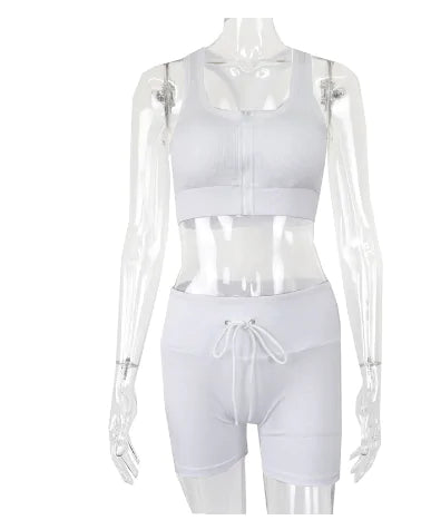 Women's Seamless Yoga Crop Top & Leggings Set