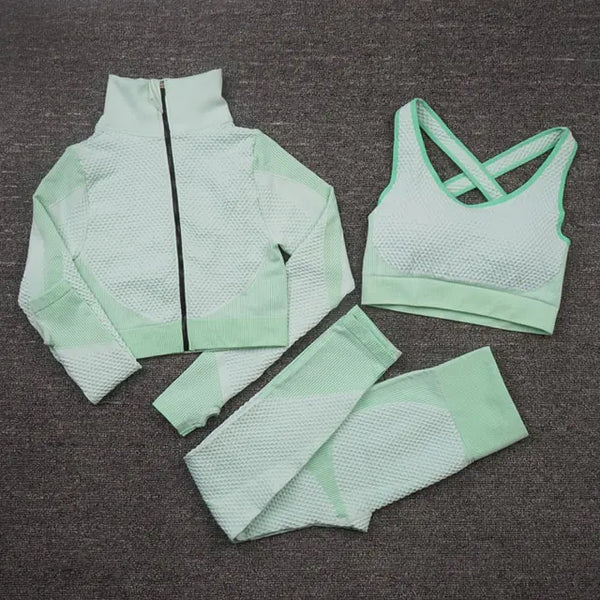 Women’s Yoga 3 Piece Activewear Set