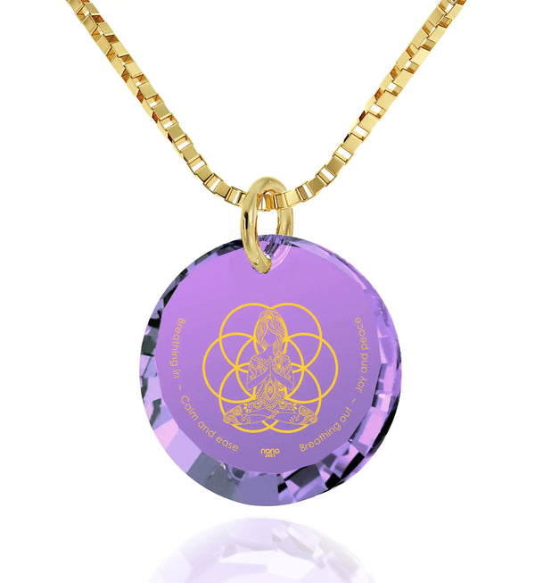 Mindfulness Charm Necklace for Women