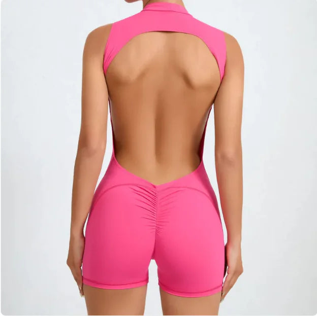 Women's Backless Yoga Jumpsuit