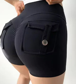 Women's Yoga Shorts with Pockets