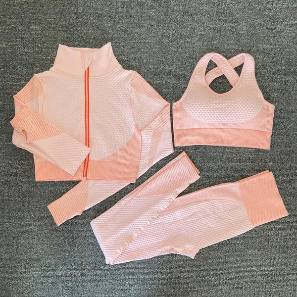 Women’s Yoga 3 Piece Activewear Set